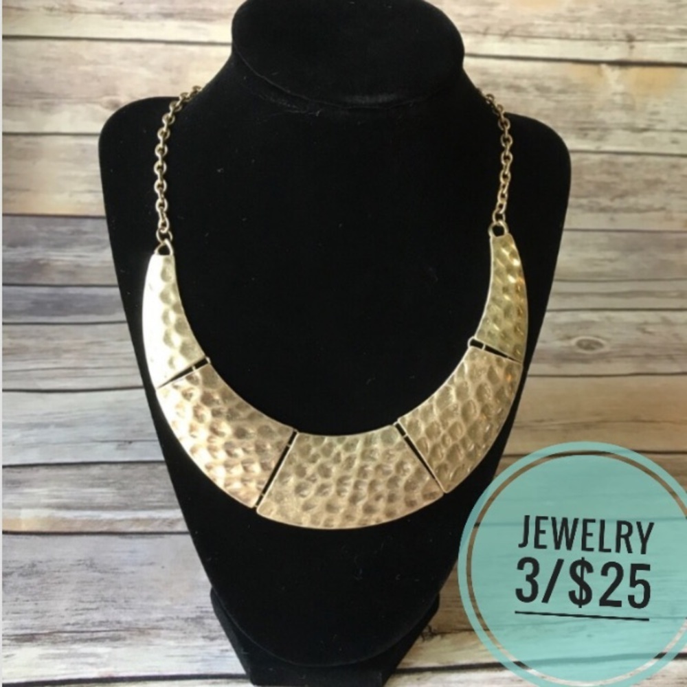 Bay to Baubles Pham Metal Collar Necklace.